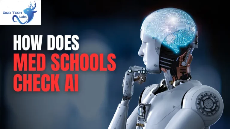 how does med schools check ai